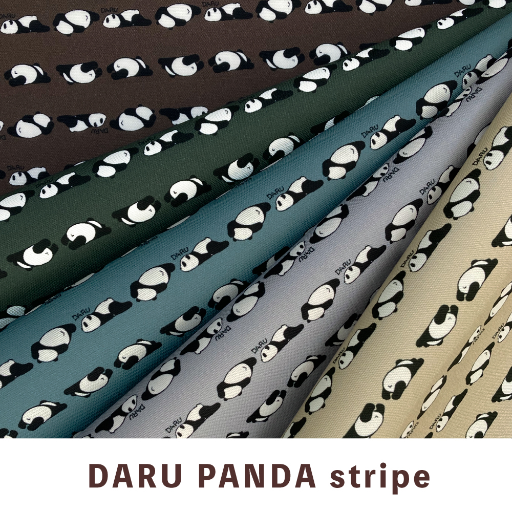 DARU PANDA strip（ブラウン、ダークグリーン、スモーキーグリーン,
グレー、ベージュ）
